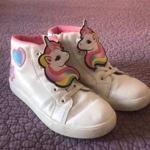 Unicorn themed shoes